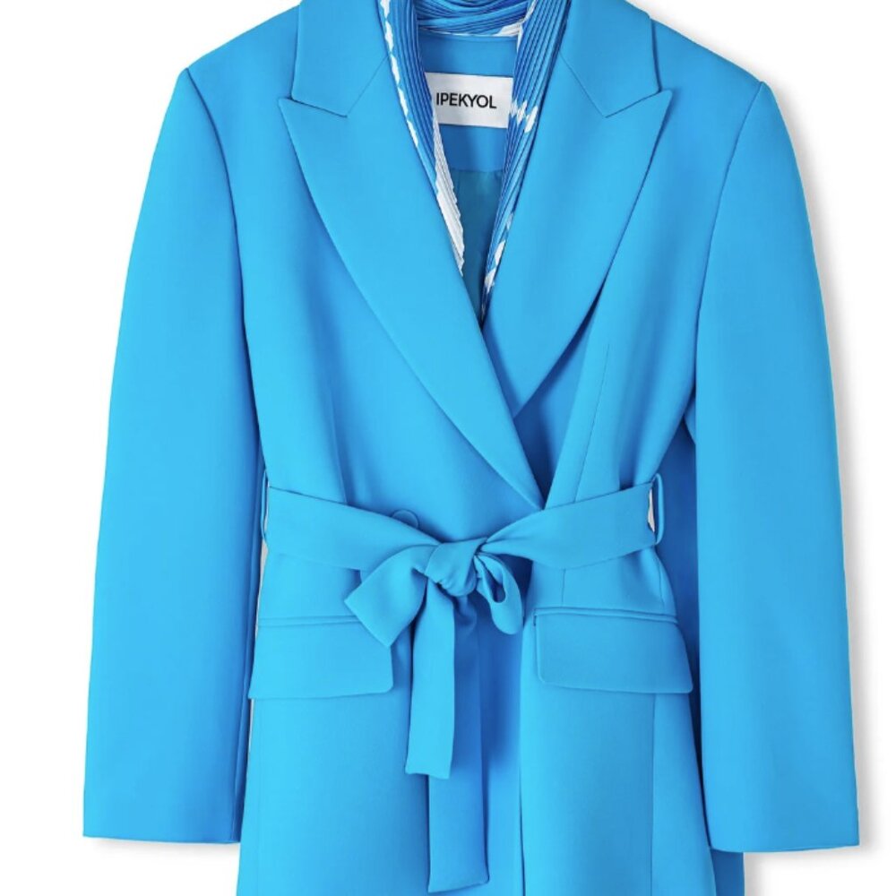 Belted Double-Breasted Jacket